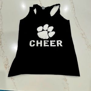 Clemson University cheer team tank size M